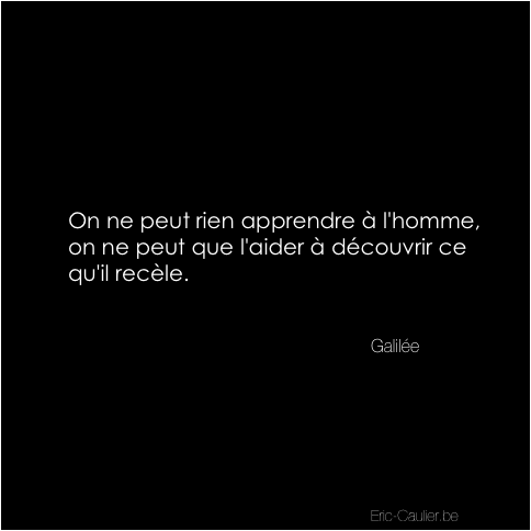 Citation De Galilee Eric Caulier